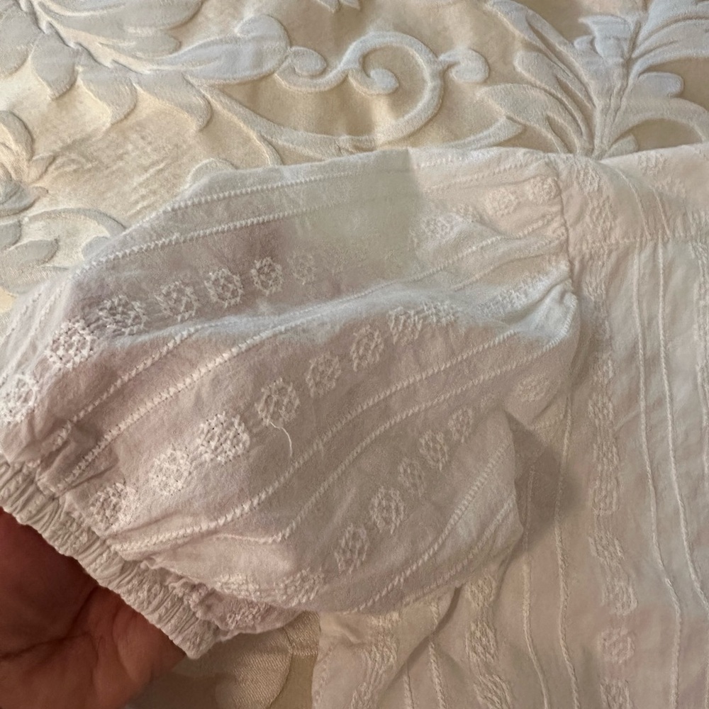 4OUR DREAMERS White Cotton Shirt US XL🌸 - Picture 8 of 10